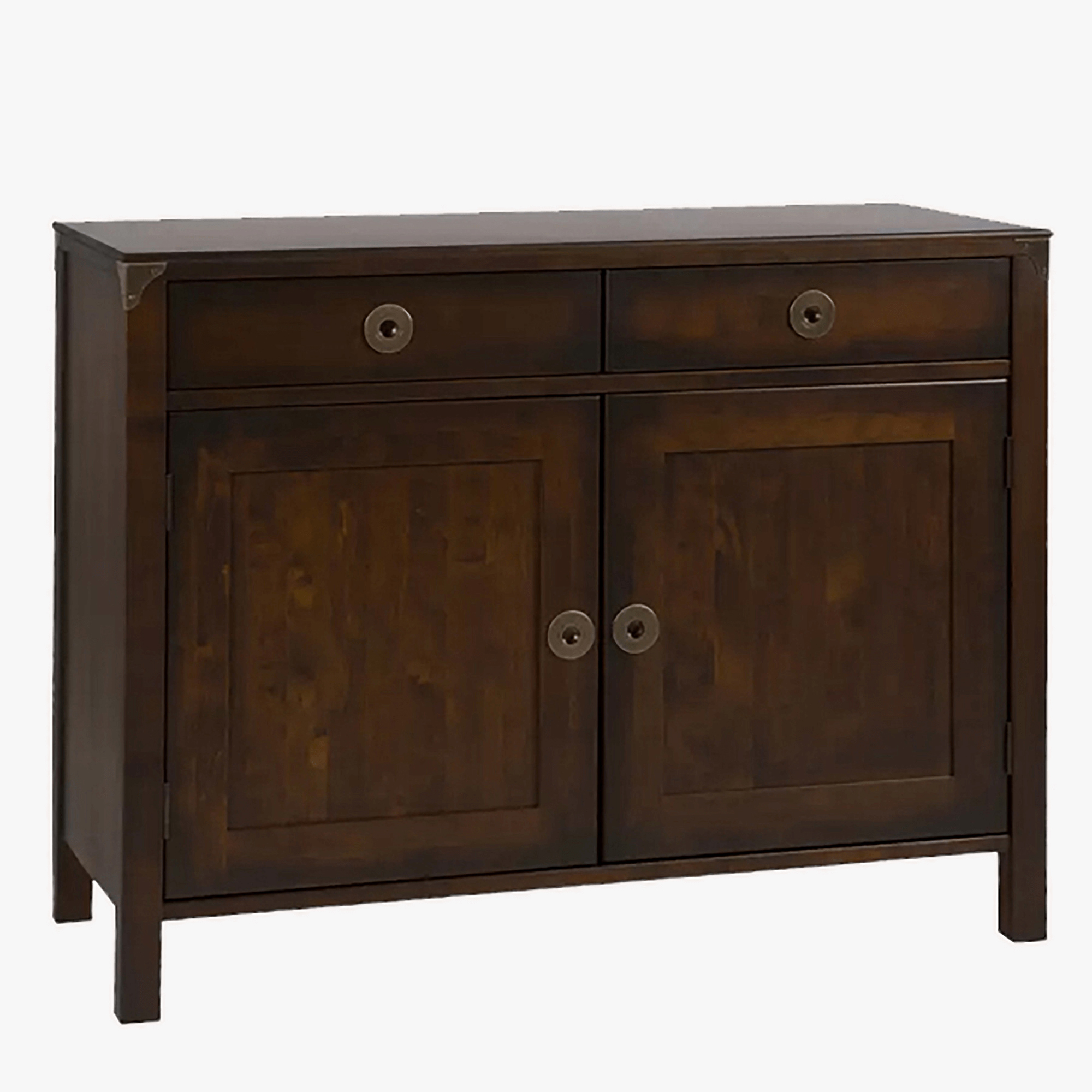 шкаф Балморал 2 чекмеджета цвят кестен H84,5 W110 D45 cm